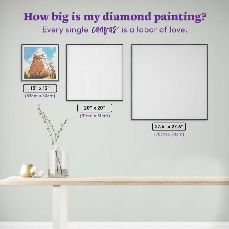 Kit de Arte con Diamantes DIAMOND ART CLUB Meko el Gato