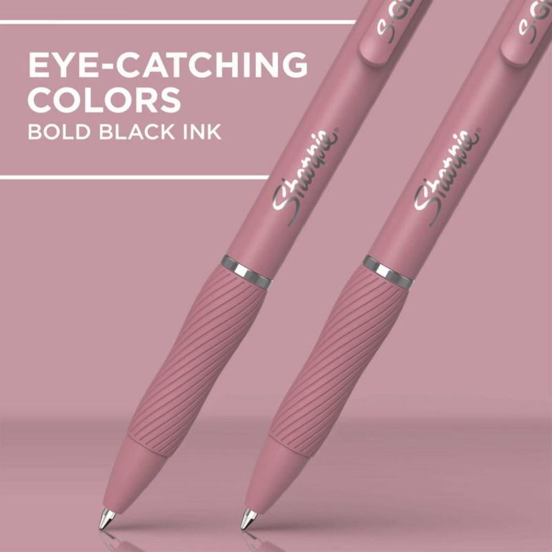 Bolígrafos de Gel Sharpie Tinta Negra Punta Media - Juego de 12