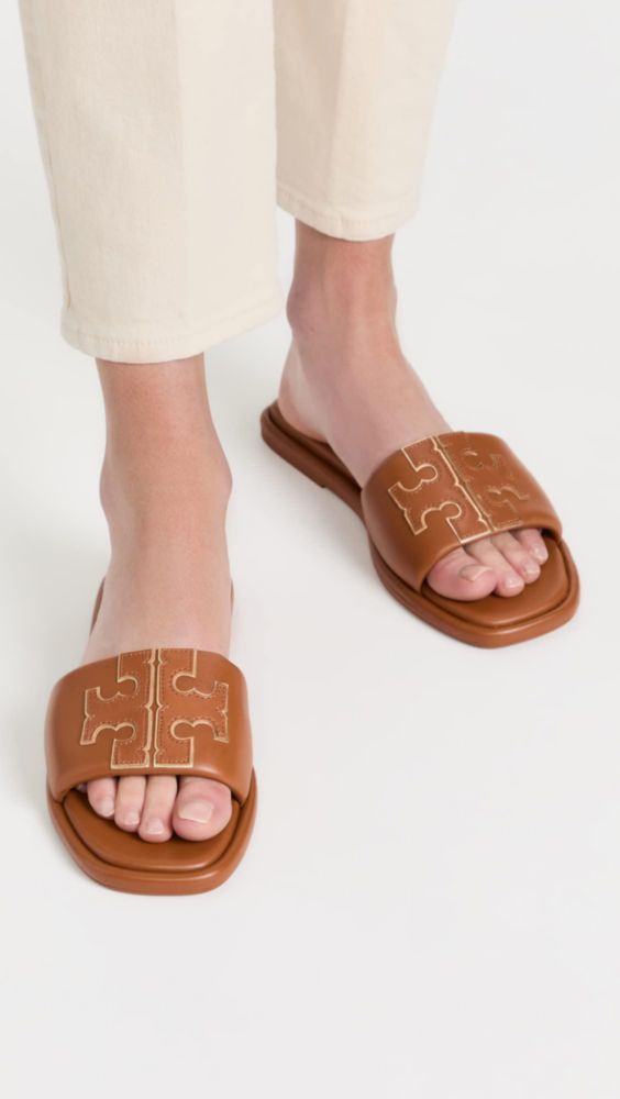 SANDALIA Tory Burch 11 Mediana Bourbon Miele/Gold