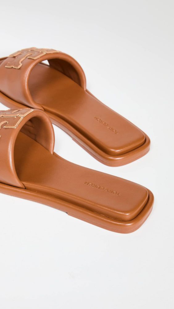 SANDALIA Tory Burch 11 Mediana Bourbon Miele/Gold