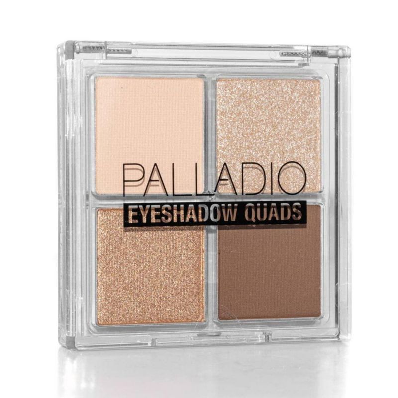 Paleta de sombras de ojos cuádruple Palladio Miss Popular Mate/Brillo