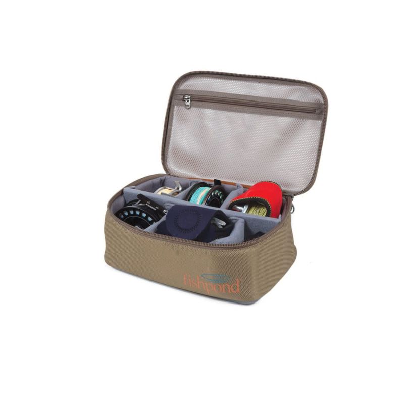 Estuche para carretes Fishpond – Grande – Arena/Marrón Silla de Montar