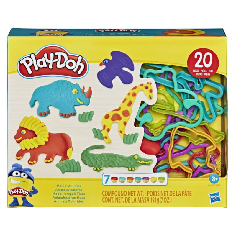 Kit de Manualidades Play-Doh Makin' Animals con 7 colores
