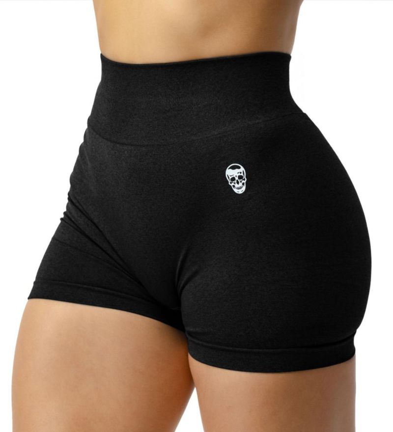 Shorts Gymreapers Seamless Infinity Negro Marl