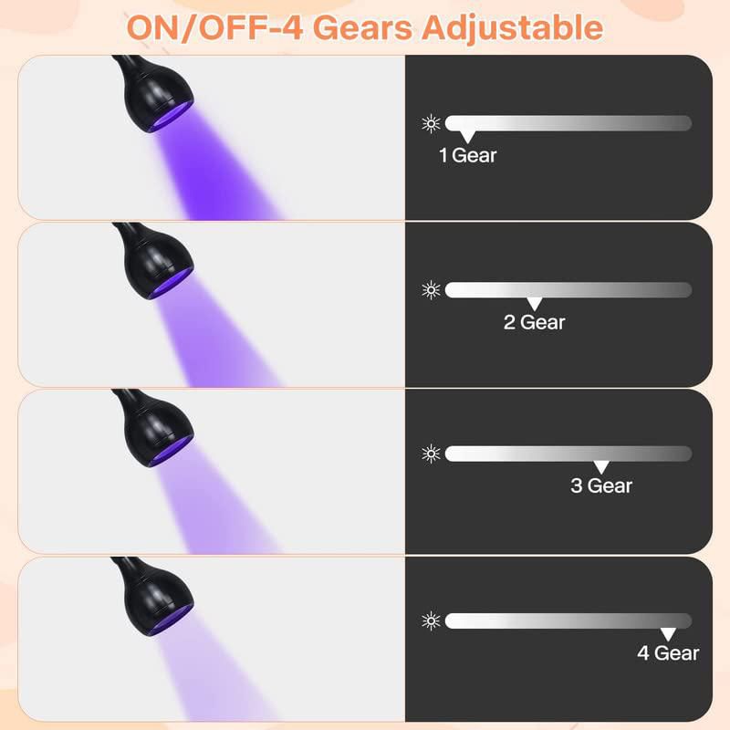 Secador de uñas con luz UV con LED para uñas de gel con carga USB de 3 W