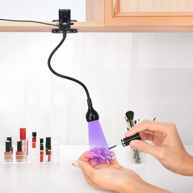 Secador de uñas con luz UV con LED para uñas de gel con carga USB de 3 W
