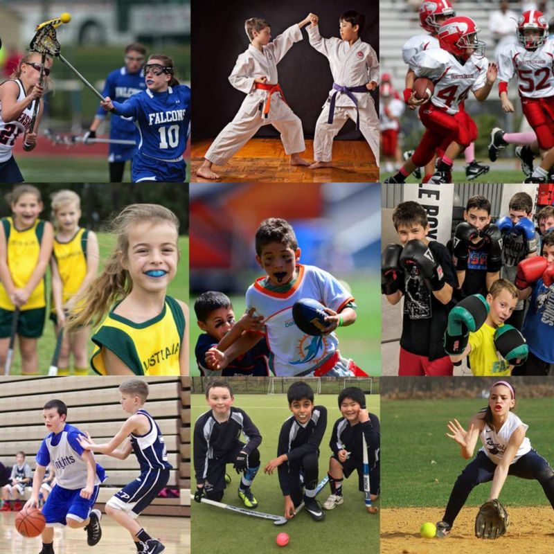 Protector bucal juvenil Mengdger 3 unidades EVA para deportes infantiles