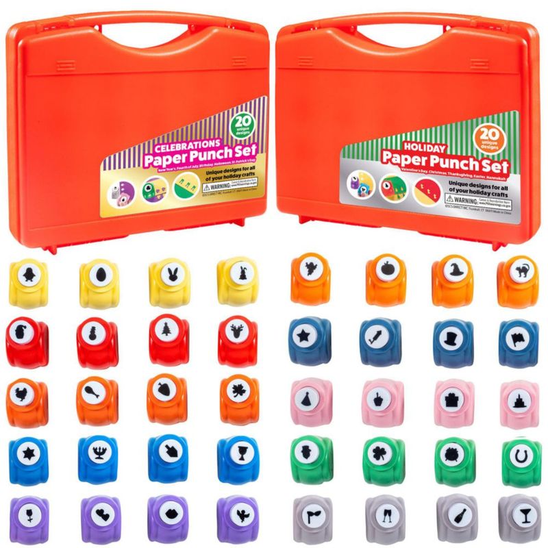 Set de 40 perforadoras mini de formas SCS Direct