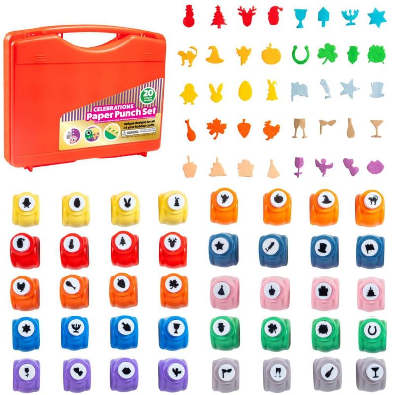 Set de 40 perforadoras mini de formas SCS Direct