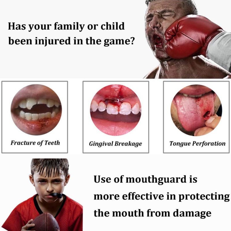 Protector bucal Mengdger 3 unidades para jóvenes deportistas (4-8 años)