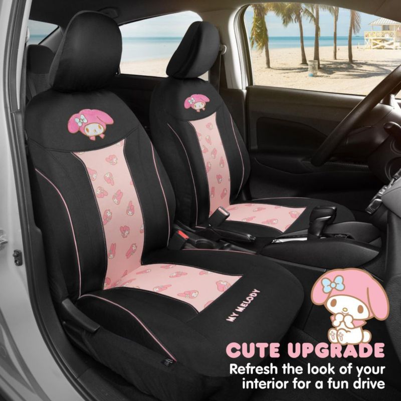 Cubiertas de Asiento Delantero My Melody y Cobertor de Volante – Carbella
