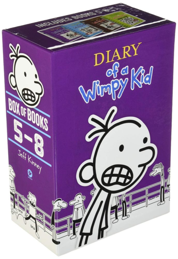 Colección de libros Diary of a Wimpy Kid 5-8 – Amulet Books