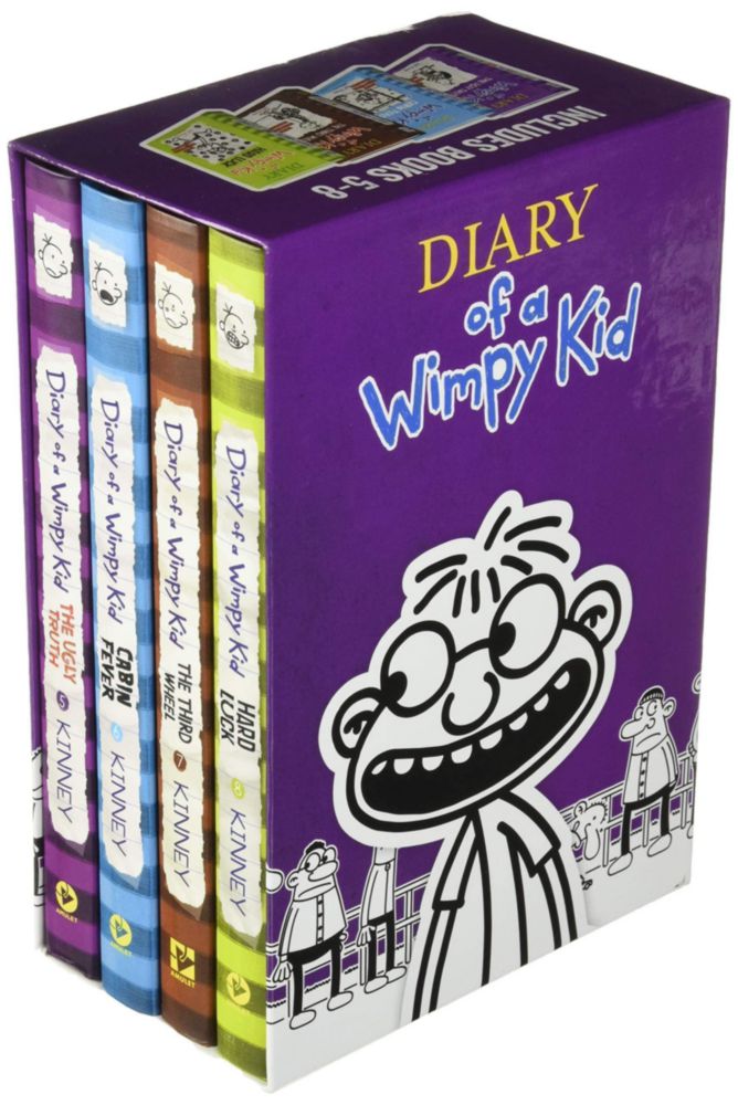 Colección de libros Diary of a Wimpy Kid 5-8 – Amulet Books