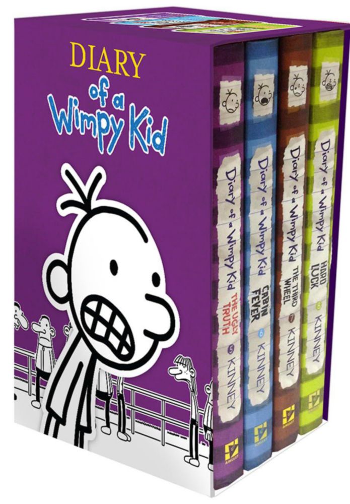 Colección de libros Diary of a Wimpy Kid 5-8 – Amulet Books