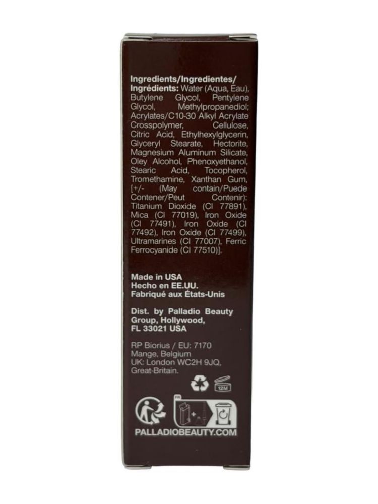 Delineador líquido Palladio Bronze de alta pigmentación 38 ml