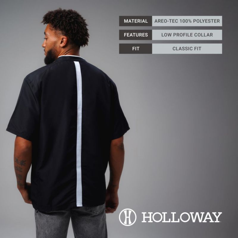 Camiseta Holloway Clubhouse negro/blanco de manga corta
