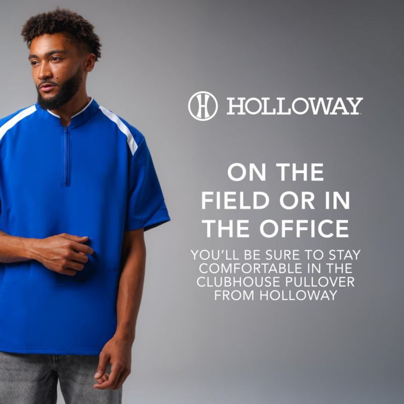 Camiseta Holloway Clubhouse negro/blanco de manga corta