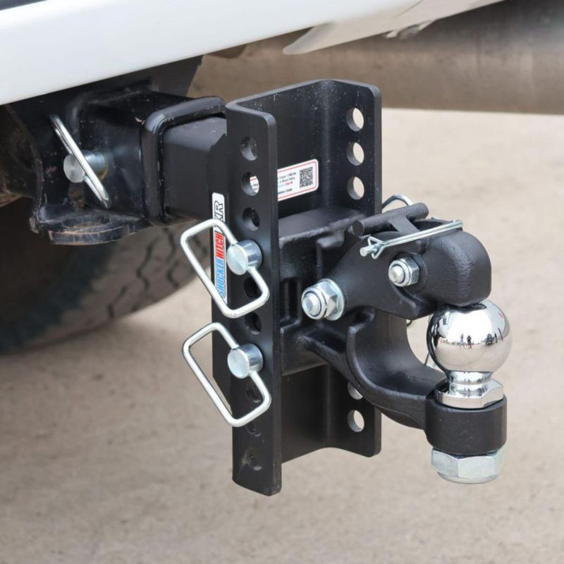 Enganche Shocker XR 2‑1/2" con elevación de 3" y descenso de 9"