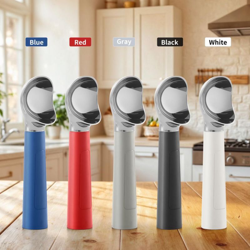 Cuchara para comida FrostJoy eléctrica calentada 2 onzas impermeable gris