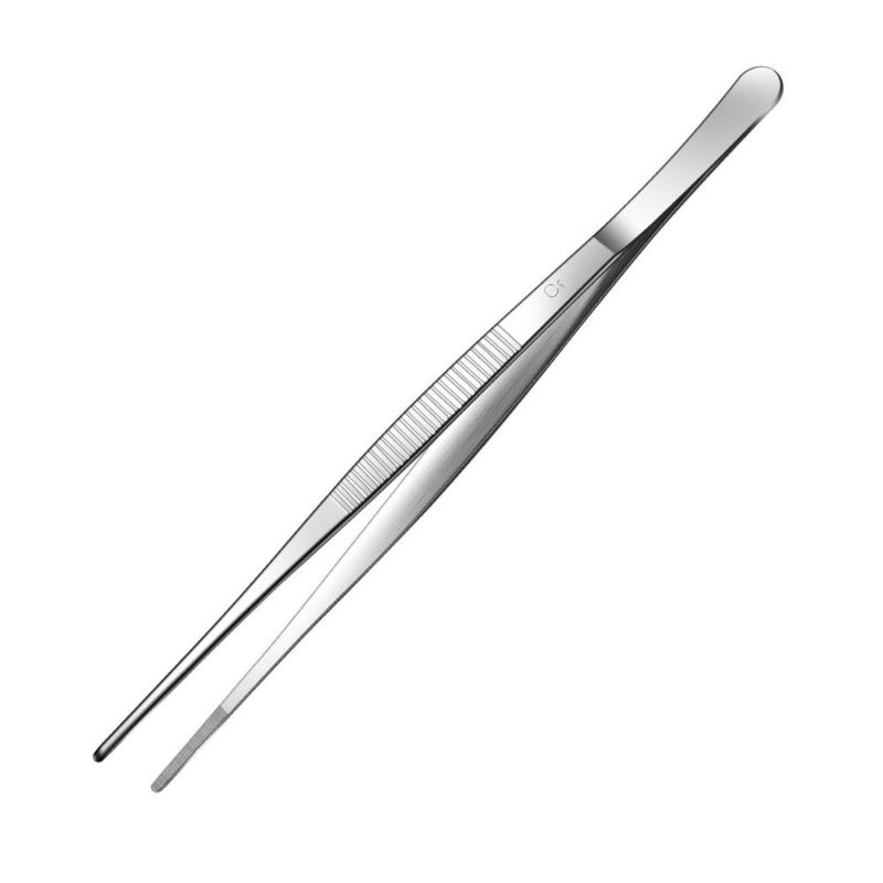 Pinzas Aniso 25 cm Acero Inoxidable Largas con Punta Serrada