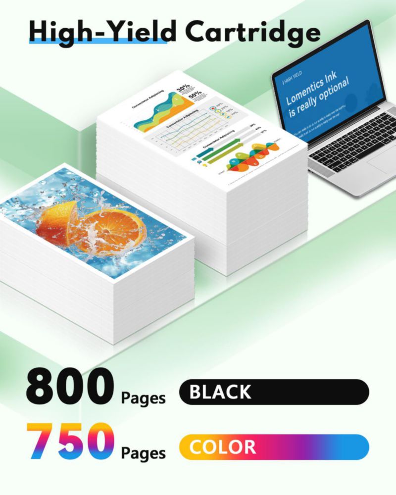 Cartuchos de tinta LOMENTICS 564XL (paquete de 4) (CMYK)