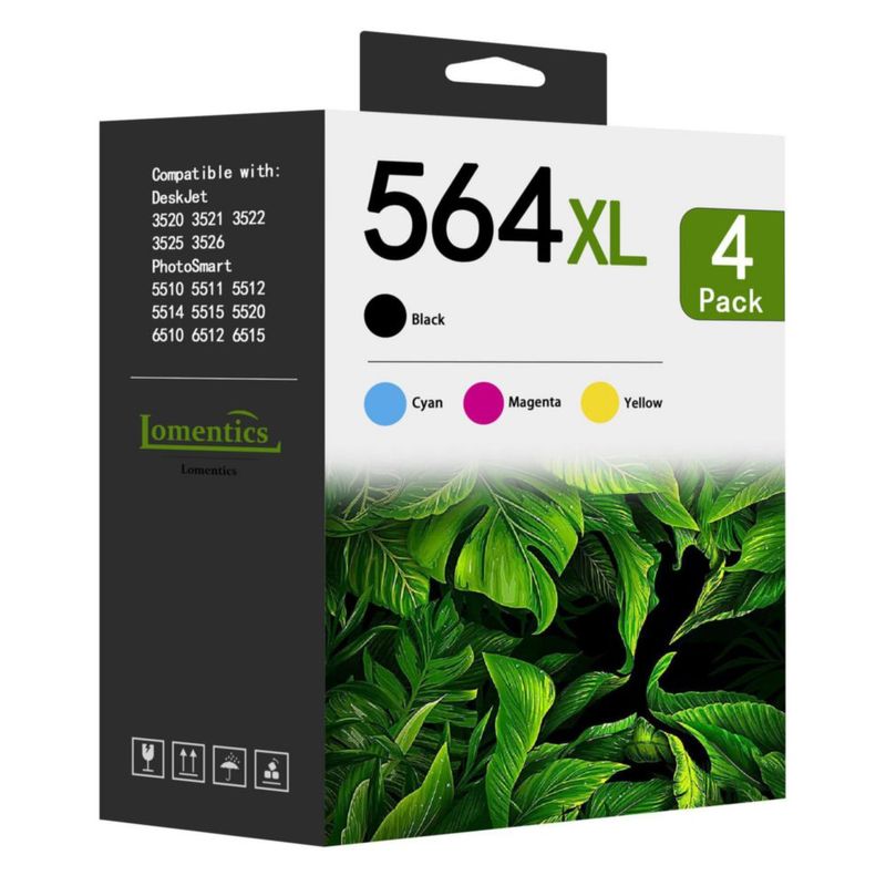 Cartuchos de tinta LOMENTICS 564XL (paquete de 4) (CMYK)