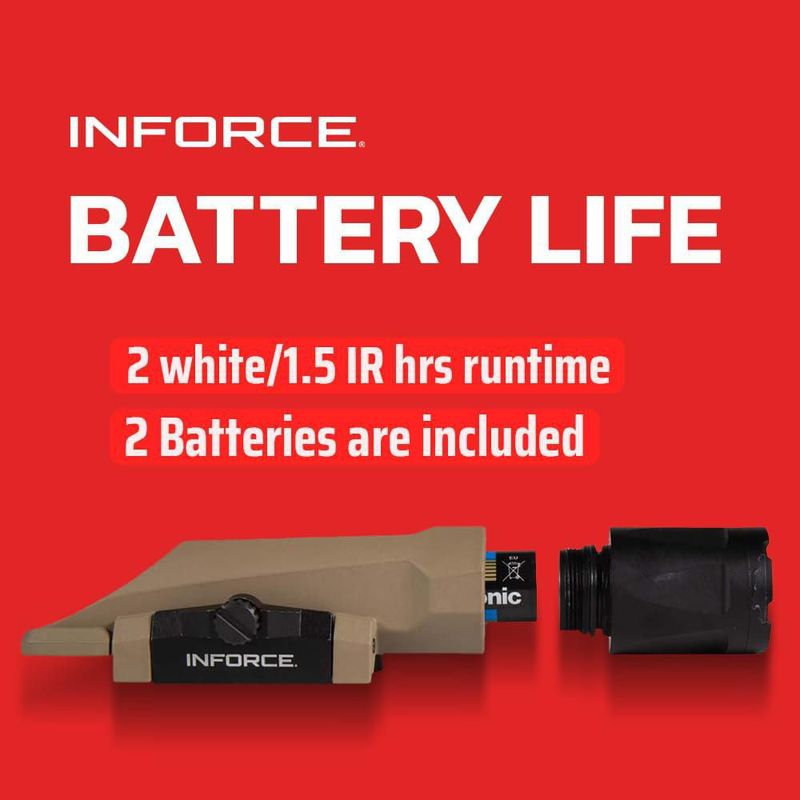 Linterna Inforce WMLx White/IR Gen 3 Dark Earth