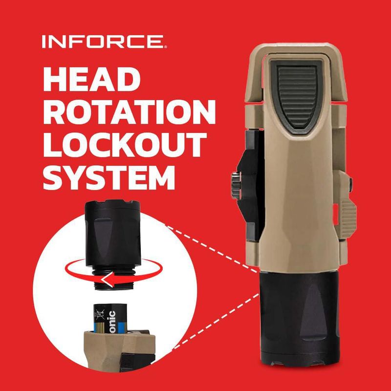 Linterna Inforce WMLx White/IR Gen 3 Dark Earth