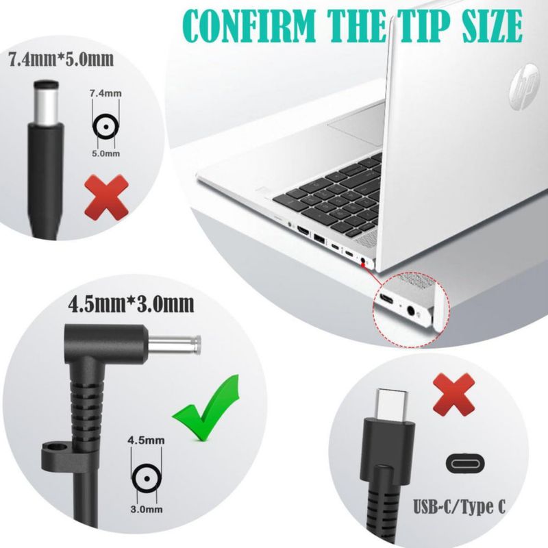 Cargador CHLOLMY 280W 20V para HP OMEN/ZBook pin DC 4.5 × 3.0 mm