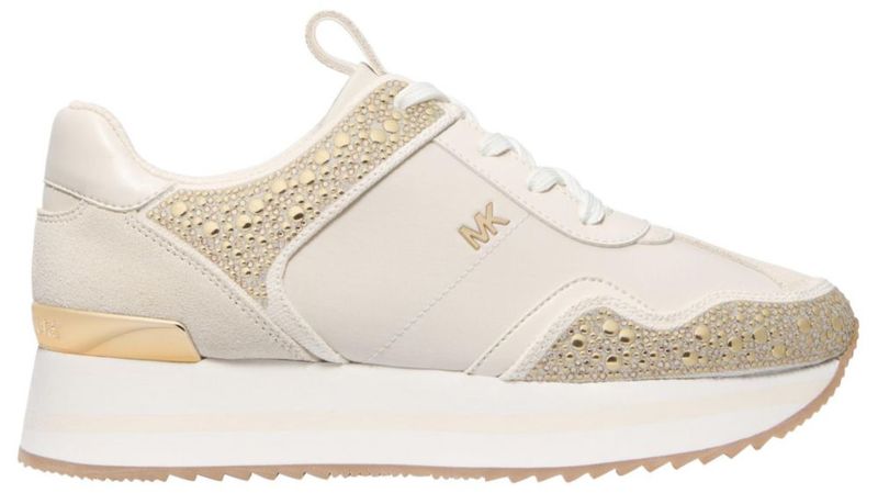 Zapatilla Michael Kors Raina color crema talla 7.5