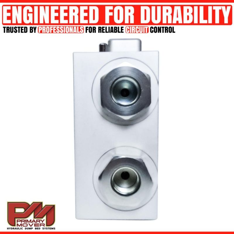 Válvula de bola manual Primary Mover 3/8" SAE puertos hembra