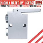 Válvula de bola manual Primary Mover 3/8" SAE puertos hembra