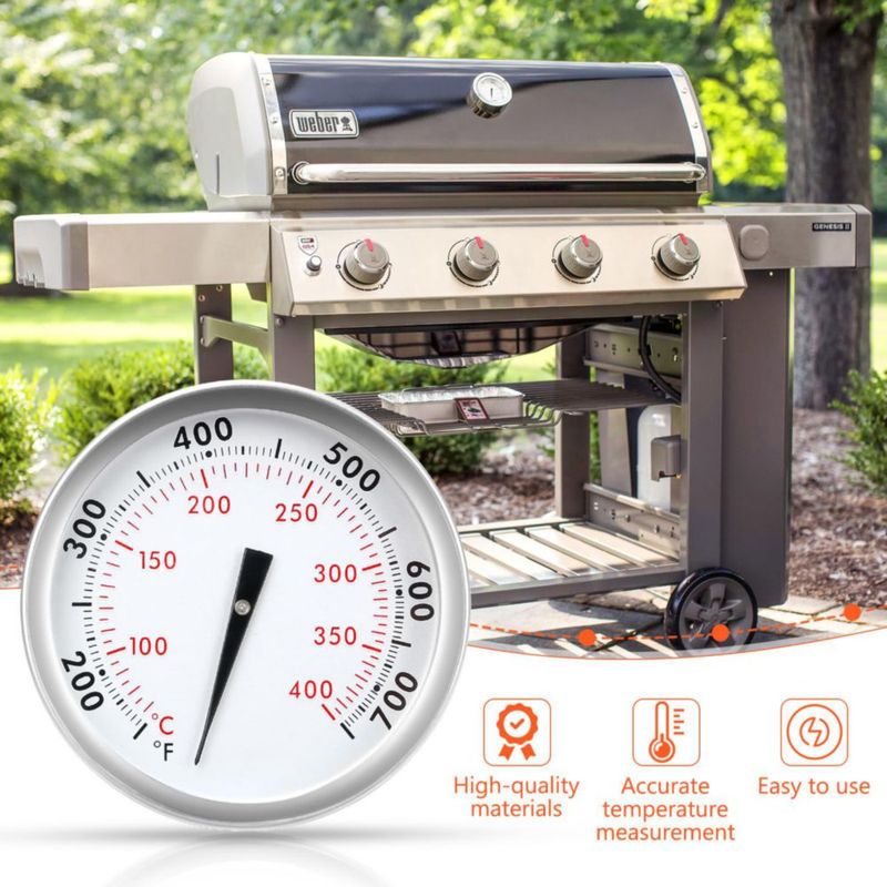 Termómetro QuliMetal para Weber Genesis 300 (6‑7 cm)
