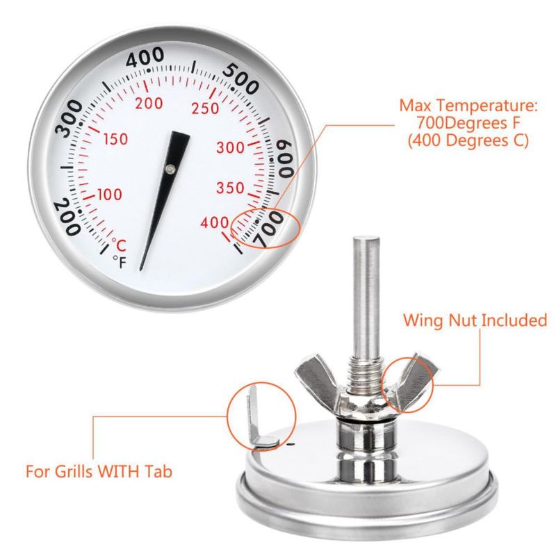 Termómetro QuliMetal para Weber Genesis 300 (6‑7 cm)