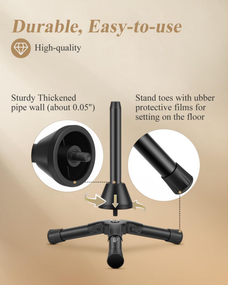 Soporte para Flauta y Clarinete Eastar EST-005 Kit Portátil de Uso Dual