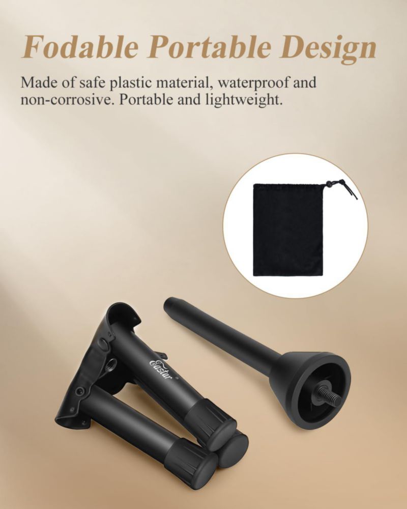 Soporte para Flauta y Clarinete Eastar EST-005 Kit Portátil de Uso Dual