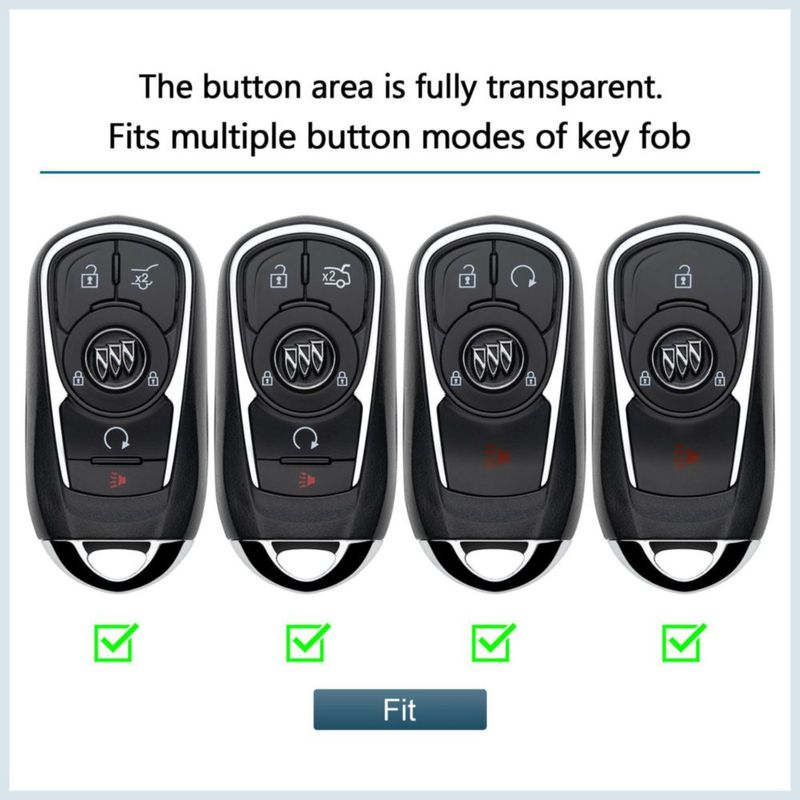 Funda para llavero Tengare Buick negra de TPU