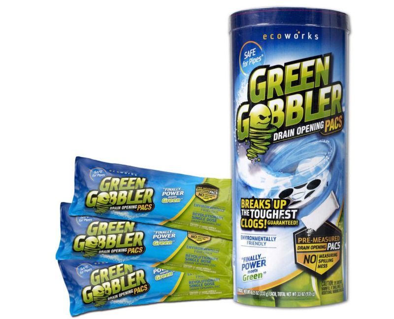Desatascador Green Gobbler (1 unidad) verde