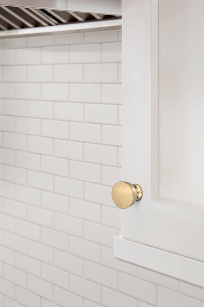 Pomo de armario Miseno MCKTRK1125 de níquel satinado cepillado 3 cm
