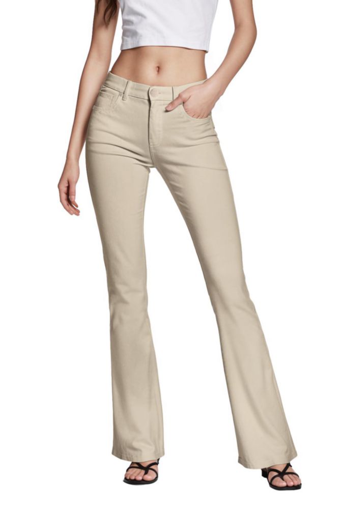 PANTALONES Mujer Hybrid & Company Bootcut Stone XL