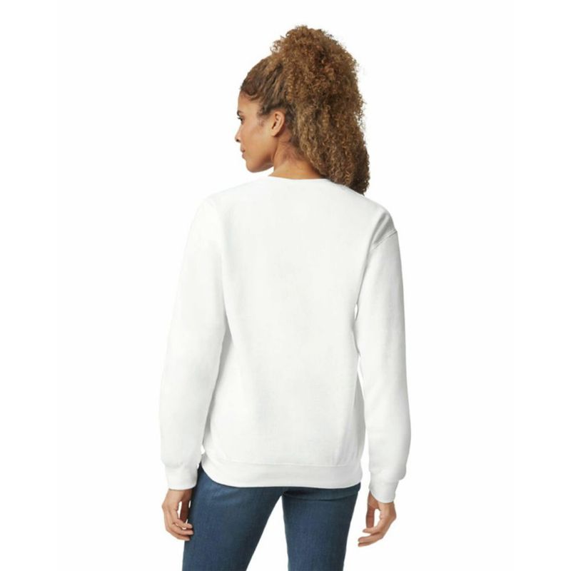 Sudadera Gildan G18000 blanca talla mediana - pack de 36