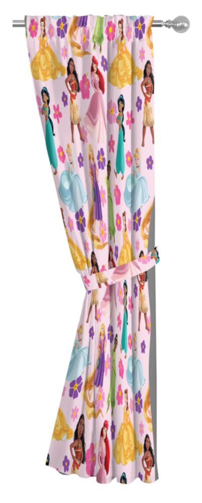 Cortinas Jay Franco 213 cm × 107 cm Rosa Princesas Disney