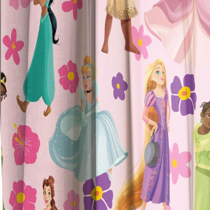 Cortinas Jay Franco 213 cm × 107 cm Rosa Princesas Disney