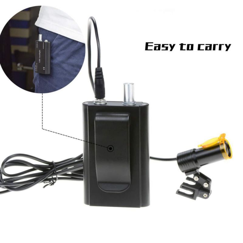 Lámpara frontal Aries Outlets 5W kit de lupas de 420 mm color negro