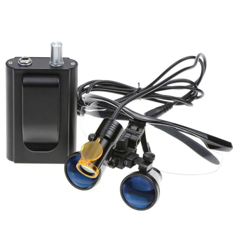 Lámpara frontal Aries Outlets 5W kit de lupas de 420 mm color negro