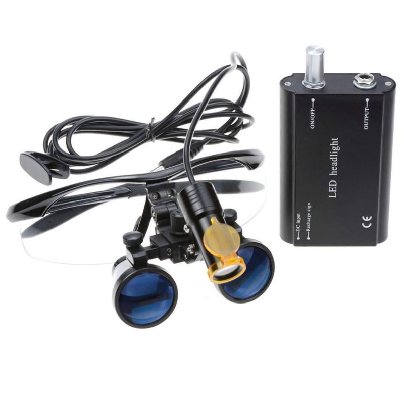 Lámpara frontal Aries Outlets 5W kit de lupas de 420 mm color negro