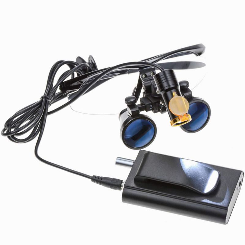 Lámpara frontal Aries Outlets 5W kit de lupas de 420 mm color negro