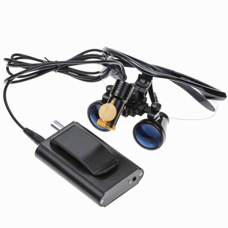 Lámpara frontal Aries Outlets 5W kit de lupas de 420 mm color negro