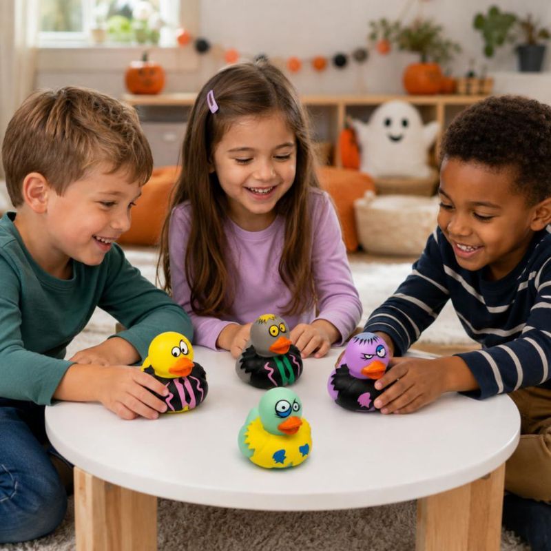 Juguete de baño The Dreidel Company Pato zombi de 5 cm – Pack de 400