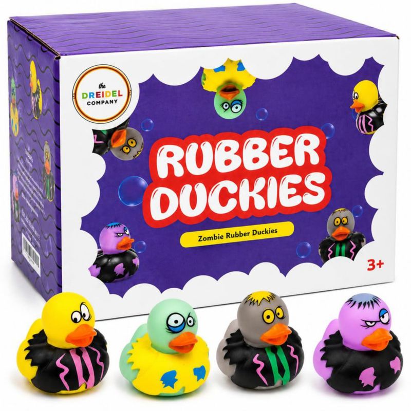 Juguete de baño The Dreidel Company Pato zombi de 5 cm – Pack de 400